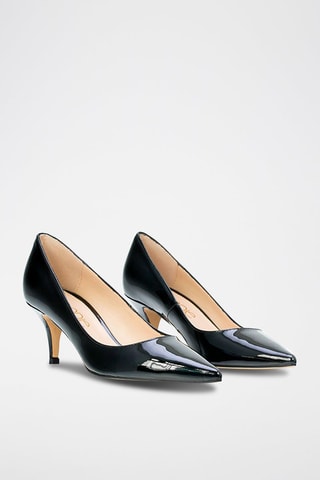 Lakleren Pumps met Hak - Zwart
