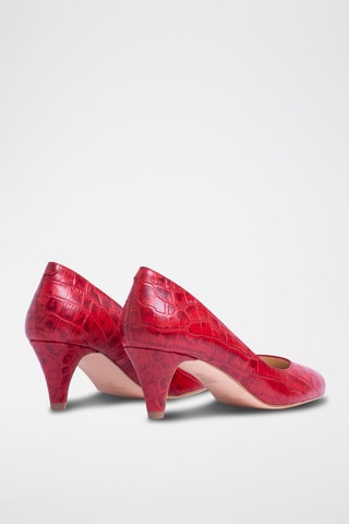 Leren Pumps Maria - Rood