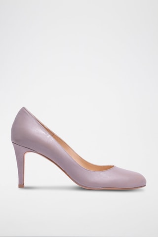 Leren Sandalen met Hak Otilia - Grijs