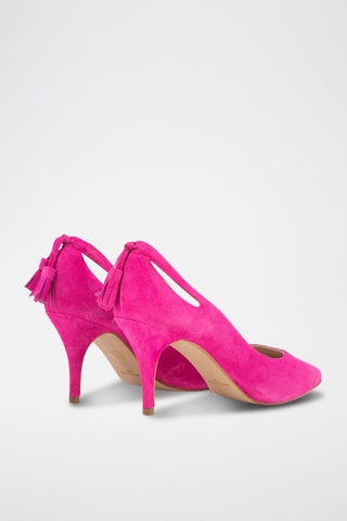 Suède pumps Dafne - Roze