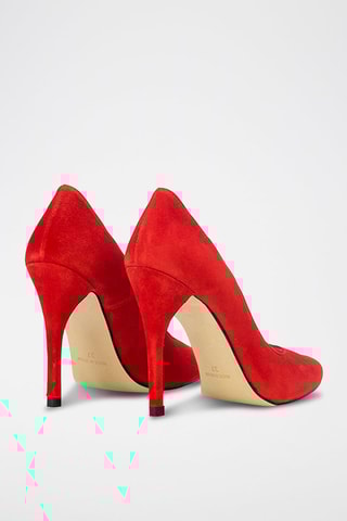 Nubuck Pumps Geraldine - Rood