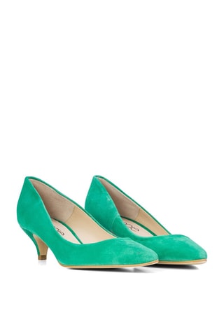 Suède Pumps - Groen