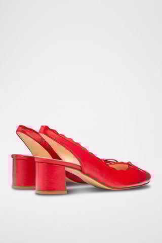 Leren Pumps Mina - Rood