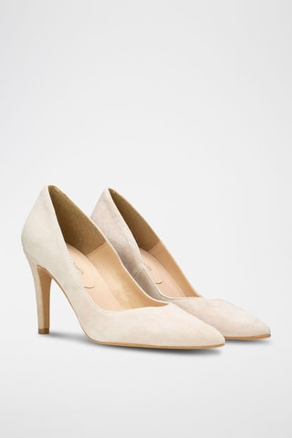 Suède Pumps - Beige