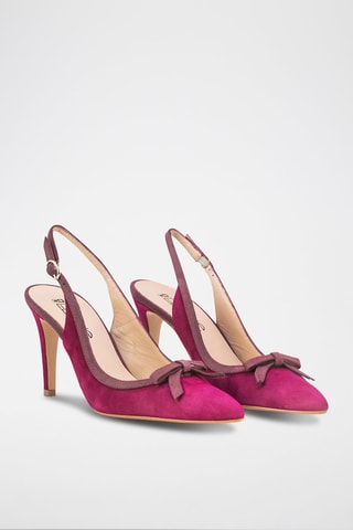 Nubuck Sandalen met Hak Alba - Roze