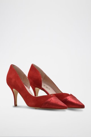 Leren Pumps Montse - Rood