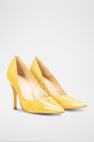 Leren Pumps - Geel