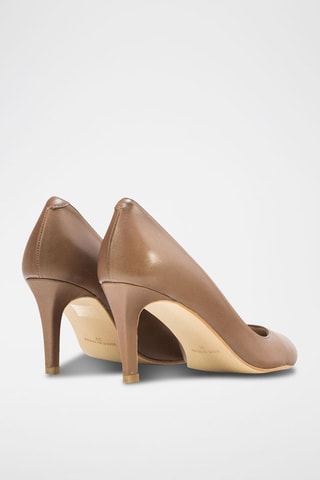 Leren Pumps - Bruin