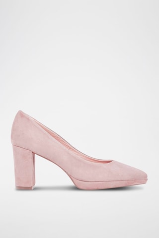 Escarpins en daim - Nude