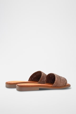 Muiltjes met Hak - Bruin