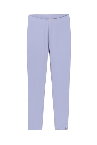 2 leggings Violet et mauve