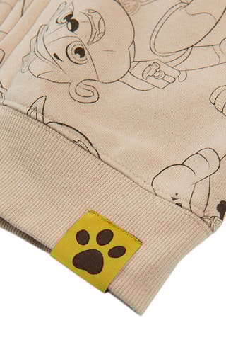 Sweat à capuche Pat’ Patrouille Beige