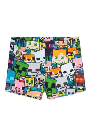 Short de bain Minecraft Turquoise