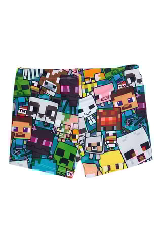 Short de bain Minecraft Turquoise