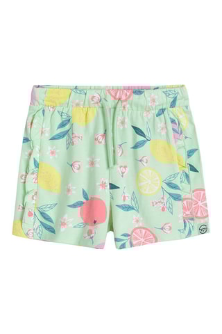 2 shorts Vert et jaune