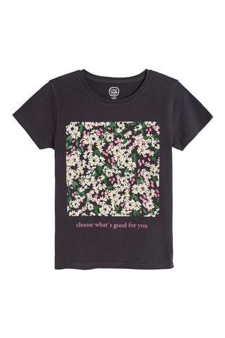 2 t-shirts Mauve et noir