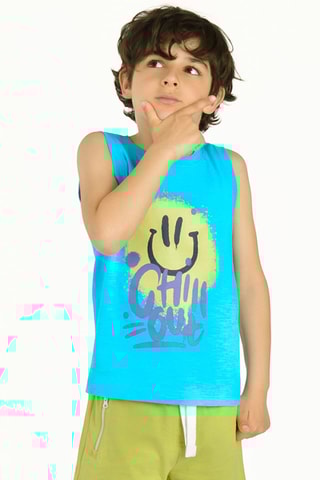 Débardeur Bleu clair