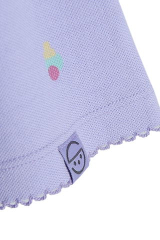 Jupe volantée Mauve