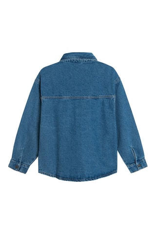 Chemisier en jean Bleu