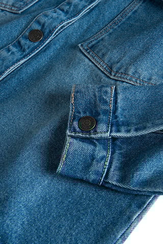 Chemisier en jean Bleu