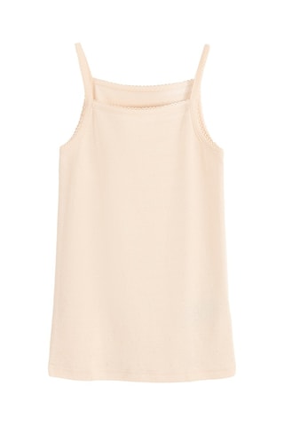 3 débardeurs - Blanc et saumon