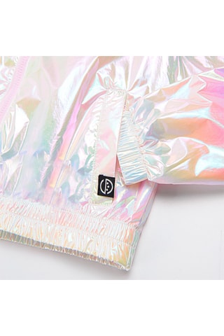 Veste à capuche Argenté