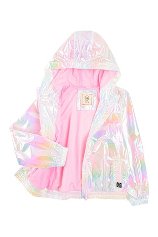 Veste à capuche Argenté