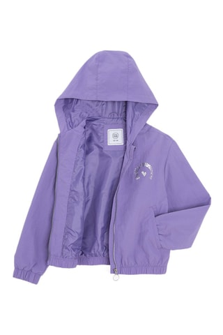 Coupe-vent à capuche - Mauve