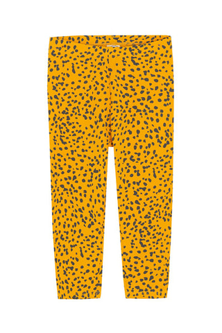 2 leggings - Rose et jaune