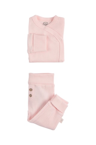 Jogging en coton biologique - Rose