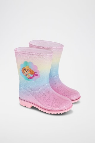 Bottes de pluie Stella Pat’ Patrouille - Rose et ciel