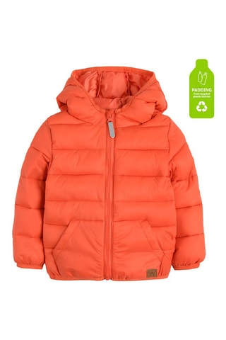 Doudoune à capuche - Orange