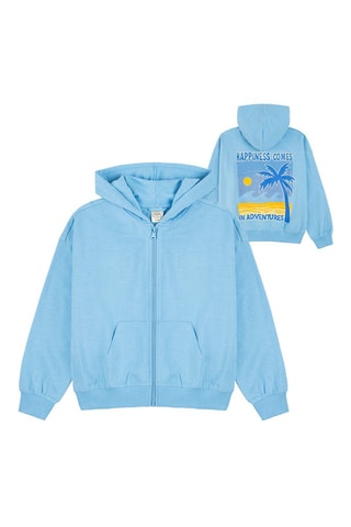 Sweat à capuche - Ciel