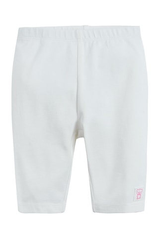 3 leggings - Indigo, blanc et fuchsia