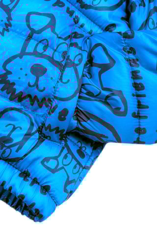 Doudoune à capuche - Bleu cobalt