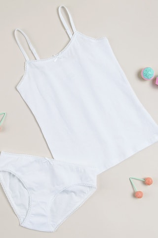 Débardeur et culotte - Blanc