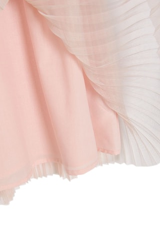 Robe plissée Rose