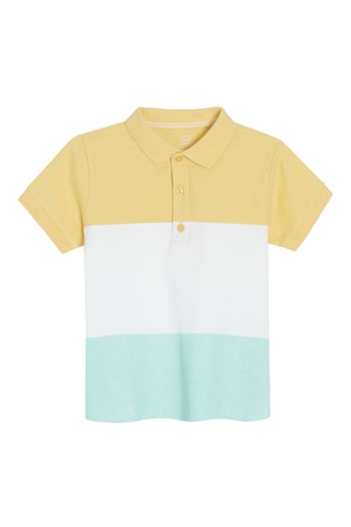 Polo Jaune et blanc