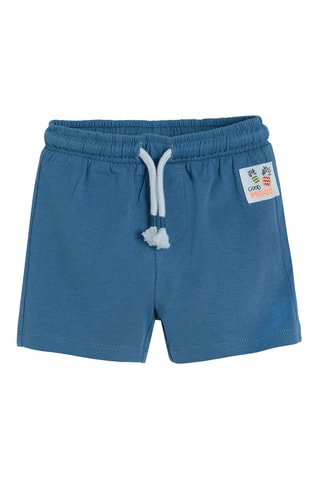 Body et short Blanc et bleu cobalt