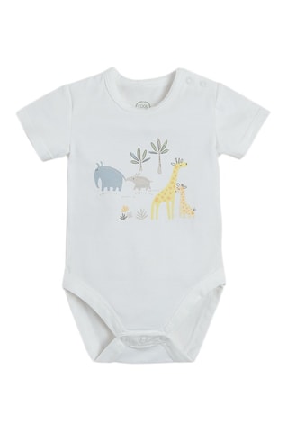 Body-polo et short Blanc et jaune