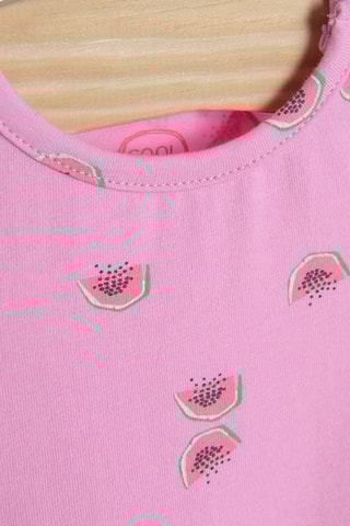 2 bodys Fuchsia et blanc