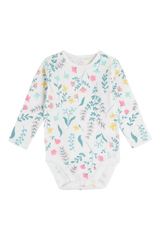 Ensemble 3 pièces en coton biologique Blanc et jaune