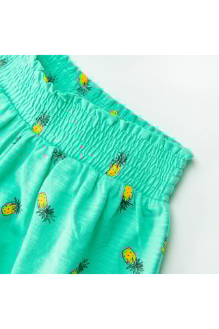 Short Turquoise chiné