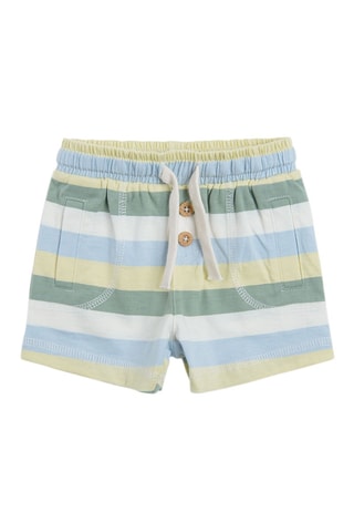 2 shorts Vert olive et saumon
