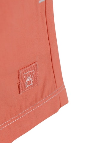 Short Bleu marine et corail