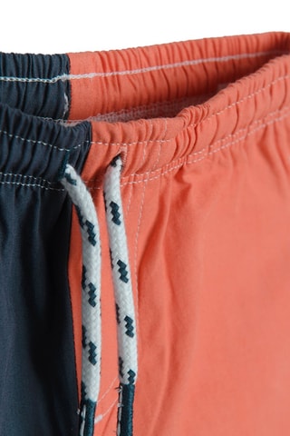 Short Bleu marine et corail