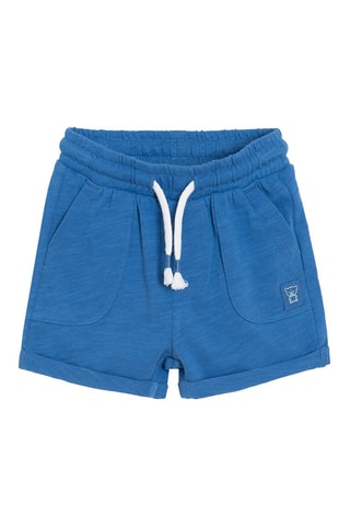 Short Bleu cobalt chiné