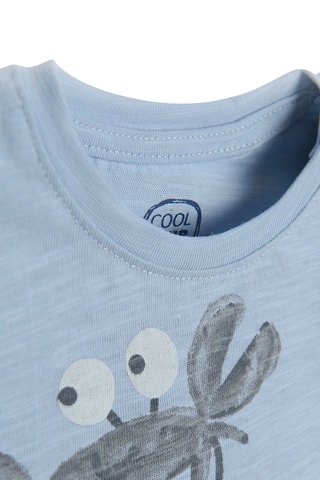 T-shirt et short Ciel chiné et gris foncé