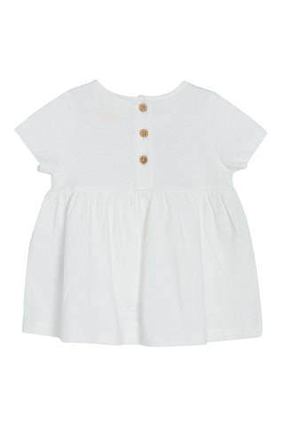 Robe et panty Blanc et kaki