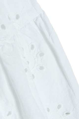 Jupe en broderie anglaise Blanc
